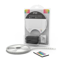 Лента светодиодная Basic 5050/60-SMD 12Вт RGB IP65 780лм/м 12В 10мм драйвер (уп.5м) GAUSS BT072