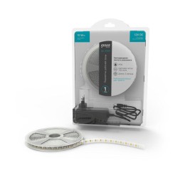 Лента светодиодная Basic 5050/60-SMD 10Вт/м 4000К нейтр. бел. IP20 700лм/м 12В 10мм драйвер (уп.5м)