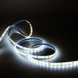 Лента светодиодная Basic 5050/60-SMD 10Вт/м 3000К тепл. бел. IP65 700лм/м 12В 10мм (уп.5м) GAUSS BT0