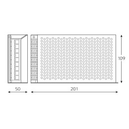 Блок питания для светодиодной ленты Basic 250Вт 12В IP20 (драйвер) GAUSS BT507