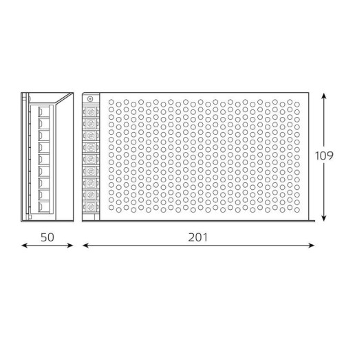 Блок питания для светодиодной ленты Basic 250Вт 12В IP20 (драйвер) GAUSS BT507