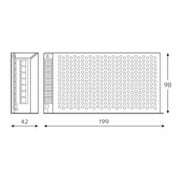 Блок питания для светодиодной ленты Basic 150Вт 12В IP20 (драйвер) GAUSS BT506