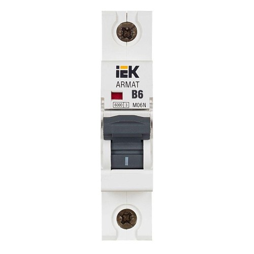 Выключатель автоматический модульный 1п B 6А M06N ARMAT IEK AR-M06N-1-B006