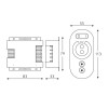 Диммер для светодиодной ленты Basic 12В 216Вт GAUSS BT601