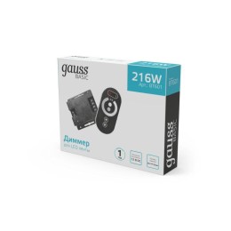 Диммер для светодиодной ленты Basic 12В 216Вт GAUSS BT601
