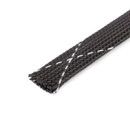 Оплетка кабельная из полиэстера XP-38 черн./бел. (уп.50м) Fortisflex 102342