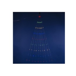 Гирлянда LED "Лучи росы" ULD-E0200-200/STA MULTI IP44 2м 10 нитей 200 диодов разноцвет. свет провод