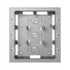 Коробка для наружн. монтажа 3-рядной рамки с суппортами 250х268х53мм Simon82 Centralizations алюм. 8