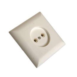 Розетка 1-м СП 16А IP20 без заземл. бел. БЕЛТИЗ РС 16-038