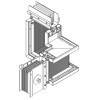 Секция Z-образ. лев. вверх 1600А Al 3L+N+PER НК IP55 тран. IEK LB-1600A4-25-F-ZLU