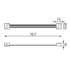 Коннектор для светодиодной ленты 10мм RGB 5050 IP65 GAUSS BT437