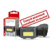 Фонарь налобный LED5356 0.95Вт COB LED 3 реж. 3XAAA пласт черн. Ultraflash 14641