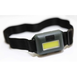 Фонарь налобный LED5356 0.95Вт COB LED 3 реж. 3XAAA пласт черн. Ultraflash 14641