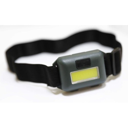 Фонарь налобный LED5356 0.95Вт COB LED 3 реж. 3XAAA пласт черн. Ultraflash 14641