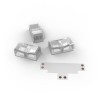 Набор коннекторов Т-образ. коннектор 3 клипсы 8-10мм IP20 GAUSS BT400