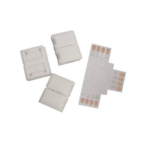 Набор коннекторов для светодиодной ленты Т-образ. RGB3014/5050/5060/5630 12В 10мм IP20 GAUSS BT430