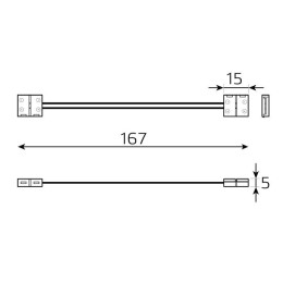 Набор коннекторов для светодиодной ленты 10мм 5050 IP20 GAUSS BT433