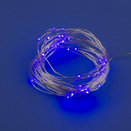 Гирлянда LED на батарейках ULD-S0500-050/SCB/2AA PURPLE IP20 DEW 2AA (не в/к) "Роса" 5м 50 диодов фи