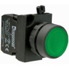 Кнопка нажимная круглая CP202DY (2НЗ) зел. EMAS CP202DY