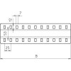 Комплект планка соед. для лотков H585мм SSLB 600 DD OBO 7070334