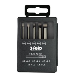 Набор бит SL Industrial 70мм в кейсе 5 бит FELO 03091716