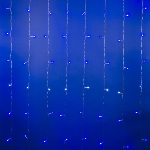 Занавес LED с эффектом мерцания ULD-C3020-240/TTK BLUE-WHITE IP44 3х2м соед. 240 диодов бел. и син.
