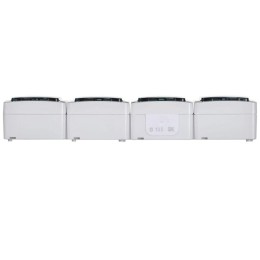 Розетка 4-м ОП Гермес Plus РСб24-3-ГПБд 16А IP54 с заземл. с дым. крышкой бел. IEK ERMP42-K03-16-54-