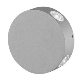 Светильник светодиодный ULU-S42A-4х1Вт/4000К IP65 GREY уличный архитектурный накладной корпус сер. U