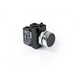 Кнопка нажимная круглая CM101DH (2НО) черн. EMAS CM101DH