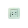 Переключатель проходной 2-кл. СП Lillium N 10А IP20 бел. Makel 55026