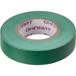 Изолента ПВХ 15мм (рул.20м) 71 680 OIT-B15-20/G зел. ОНЛАЙТ 71680