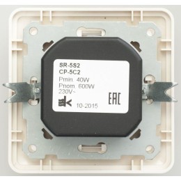 Светорегулятор СП 600Вт W59 W59 сл. кость SchE SR-5S2-28 (СР-5С2-28)