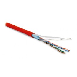 Кабель витая пара F/UTP кат.5E 4 пары 26 AWG МЖ patch экран-фольга LSZH нг(С)-HF -20град.C-+75град.C