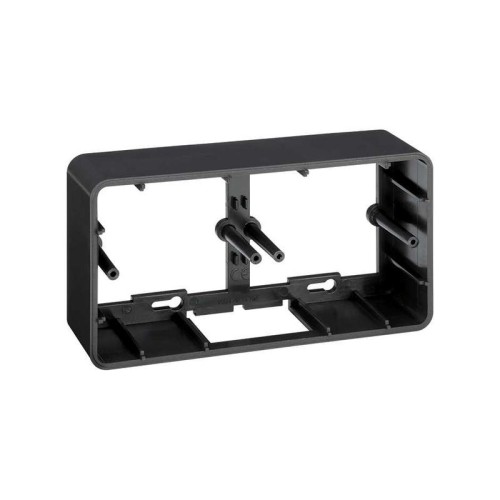 Коробка для наружн. монтажа на 2-мод. K45 графит Simon Connect R450-14