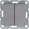 Выключатель 2-кл. 10А IP20 механизм алюм. Jasmart G3023S