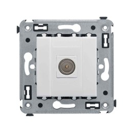 Розетка телевизионная одиночная TV СП Avanti "Белое облако" DKC 4400503