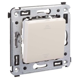 Инвертор 1-кл. 2мод. СП Avanti "Ванильная дымка" 16А IP20 беж. DKC 4405123