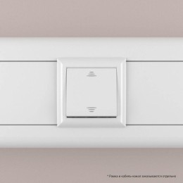 Выключатель модульный 1-кл. 2мод. Avanti "Белое облако" 16А IP20 бел. DKC 4400102