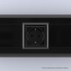 Розетка 1-м 2мод. Avanti "Черный квадрат" 16А IP20 2P+E защ. шторки черн. DKC 4402002