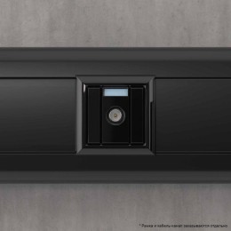 Розетка телевизионная проходная TV 1мод. Avanti "Черный квадрат" 16А DKC 4402511