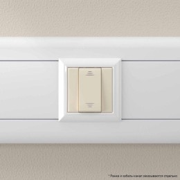 Выключатель модульный 1-кл. 1мод. Avanti "Ванильная дымка" 16А IP20 беж. DKC 4405101