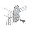 Кронштейн для крепл. на стену XL3 400 (комплект 4шт) Leg 020100