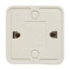 Розетка 1-м ОП Рим 10А IP20 без заземл. бел. EKF ENR10-022-10