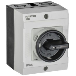 Переключатель кулачковый 10А (сх. 55) в боксе закрытая рукоятка IEK MI-CS21-010-055