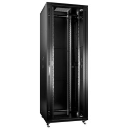 Шкаф монтажный телекоммуникационный напольный SH-05C-47U80/80-BK 19дюйм для распред. и серверн. обор