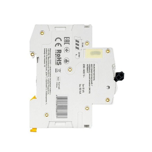 Выключатель автоматический модульный 3п C 6А M06N ARMAT IEK AR-M06N-3-C006