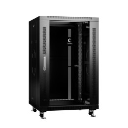 Шкаф монтажный телекоммуникационный напольный SH-05C-18U60/100-BK 19дюйм для распред. и серверн. обо