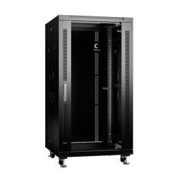 Шкаф монтажный телекоммуникационный напольный SH-05C-22U60/100-BK 19дюйм для распред. и серверн. обо