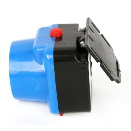 Фонарь аккумуляторный налобный LED5375 LED 0.4Вт 2 режима 220В пластик. голуб. (бокс) Ultraflash 142