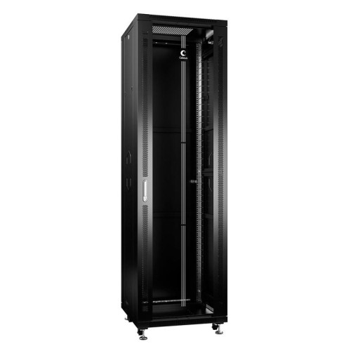 Шкаф монтажный телекоммуникационный напольный SH-05C-42U60/100-BK 19дюйм для распред. и серверн. обо